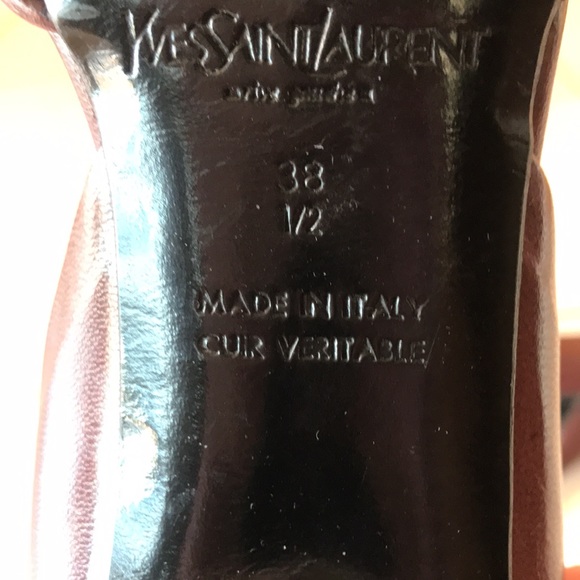 YvesSaintLaurent original heels!size 8,5but French sizing runs super small - Picture 2 of 5